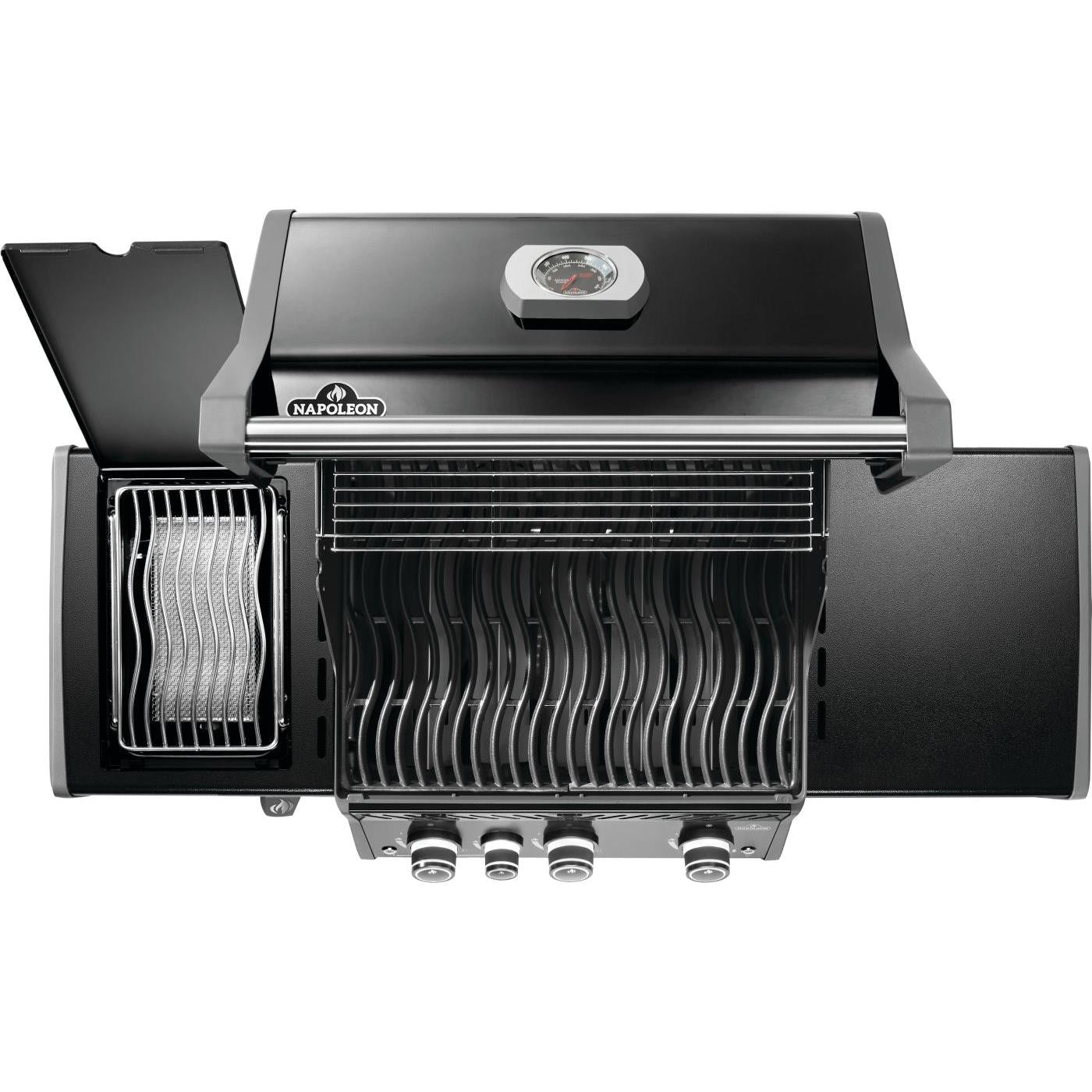 Napoleon Rogue PRO 425 SIB 51" Black Freestanding Natural Gas Grill With Infrared Side Burner