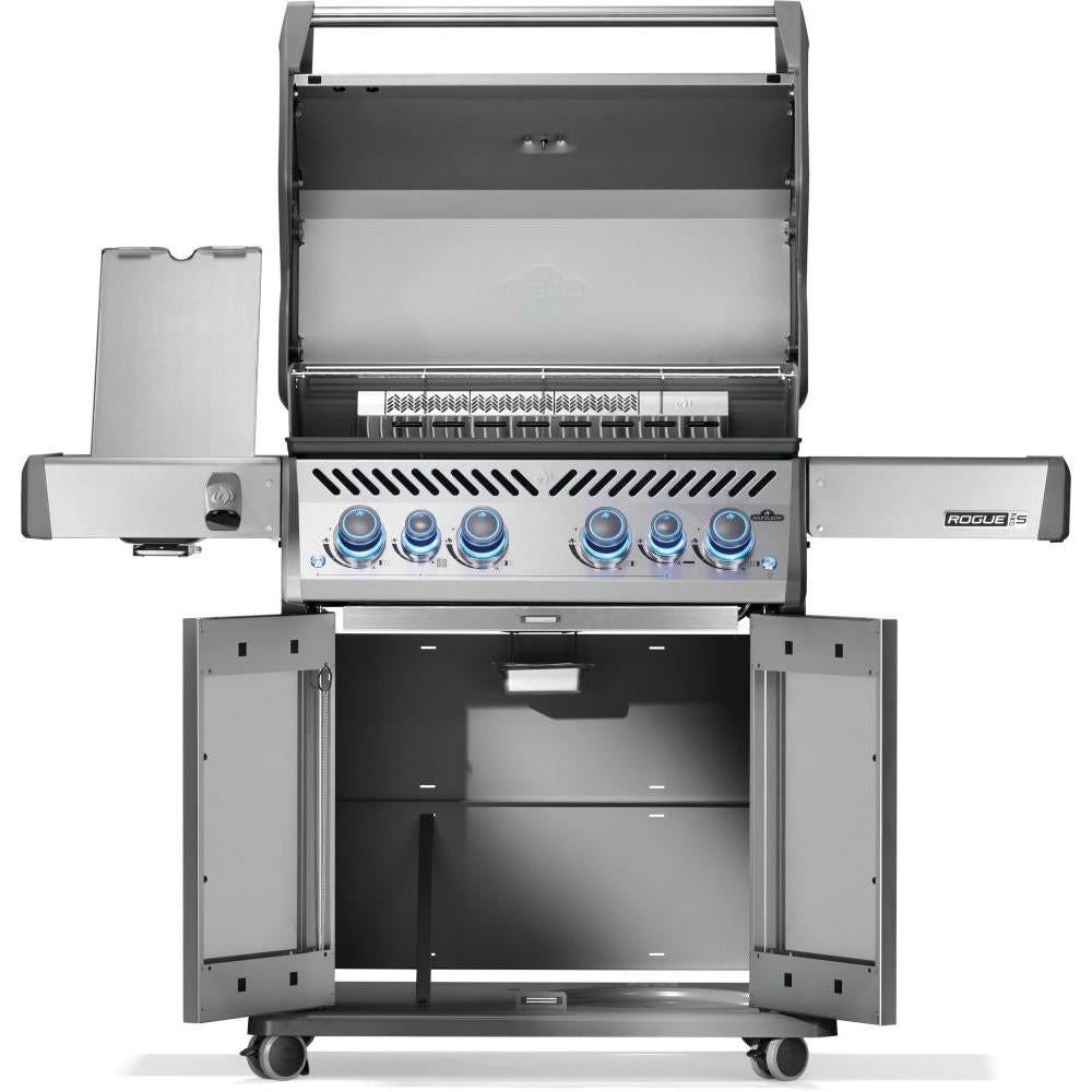 Napoleon Rogue PRO-S 525 RSIB 61" Freestanding Natural Gas Grill With Infrared Side and Rear Burner