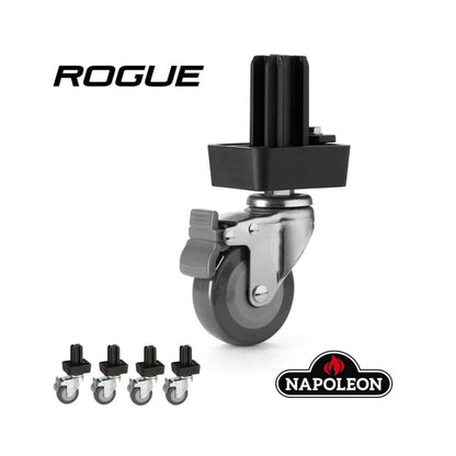 Napoleon S82002 Heavy Duty Swivel Castors Upgrade kit for Rogue Series - Service Parts