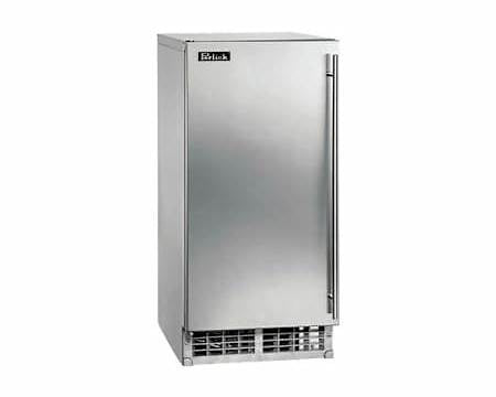 Perlick Signature Series 15" Built-In Outdoor Clear Ice Maker With Left Hinge And Drain Pump