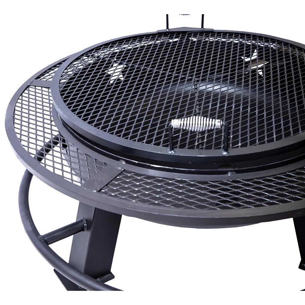 Old Country BBQ Pits 36” Open Face BBQ Grill and Fire Pit