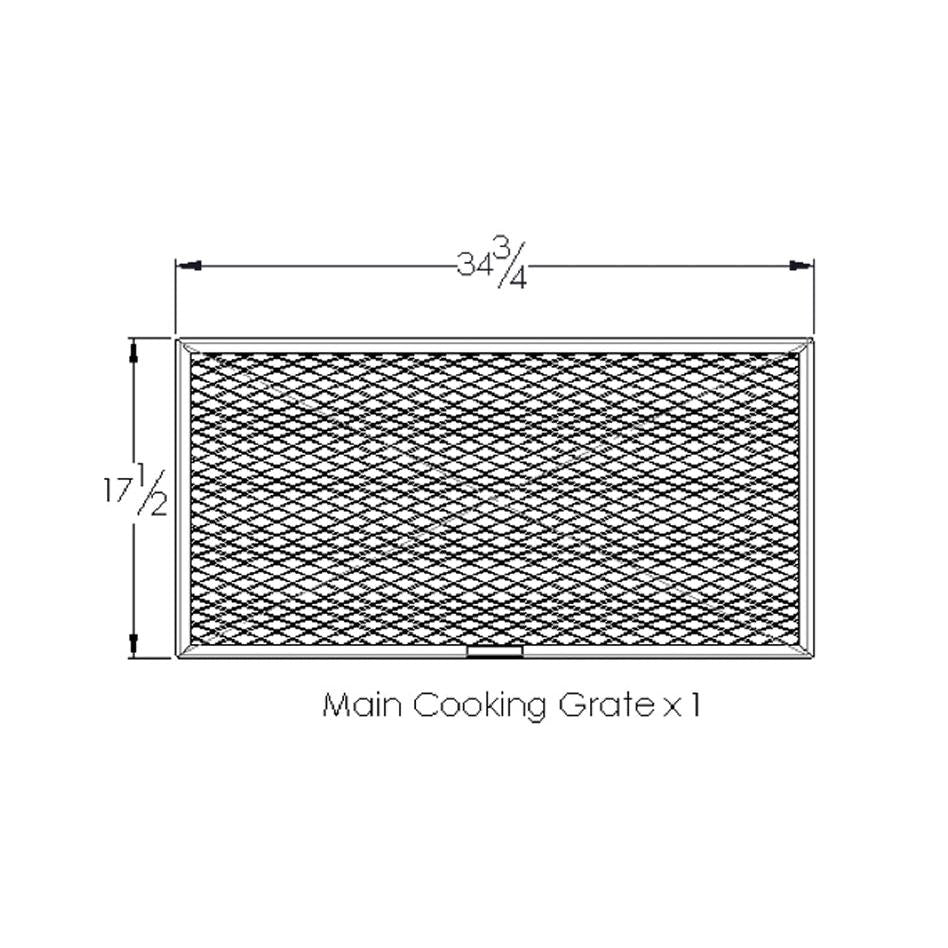 Old Country BBQ Pits Brazos BBQ Smoker Main Cooking Grate