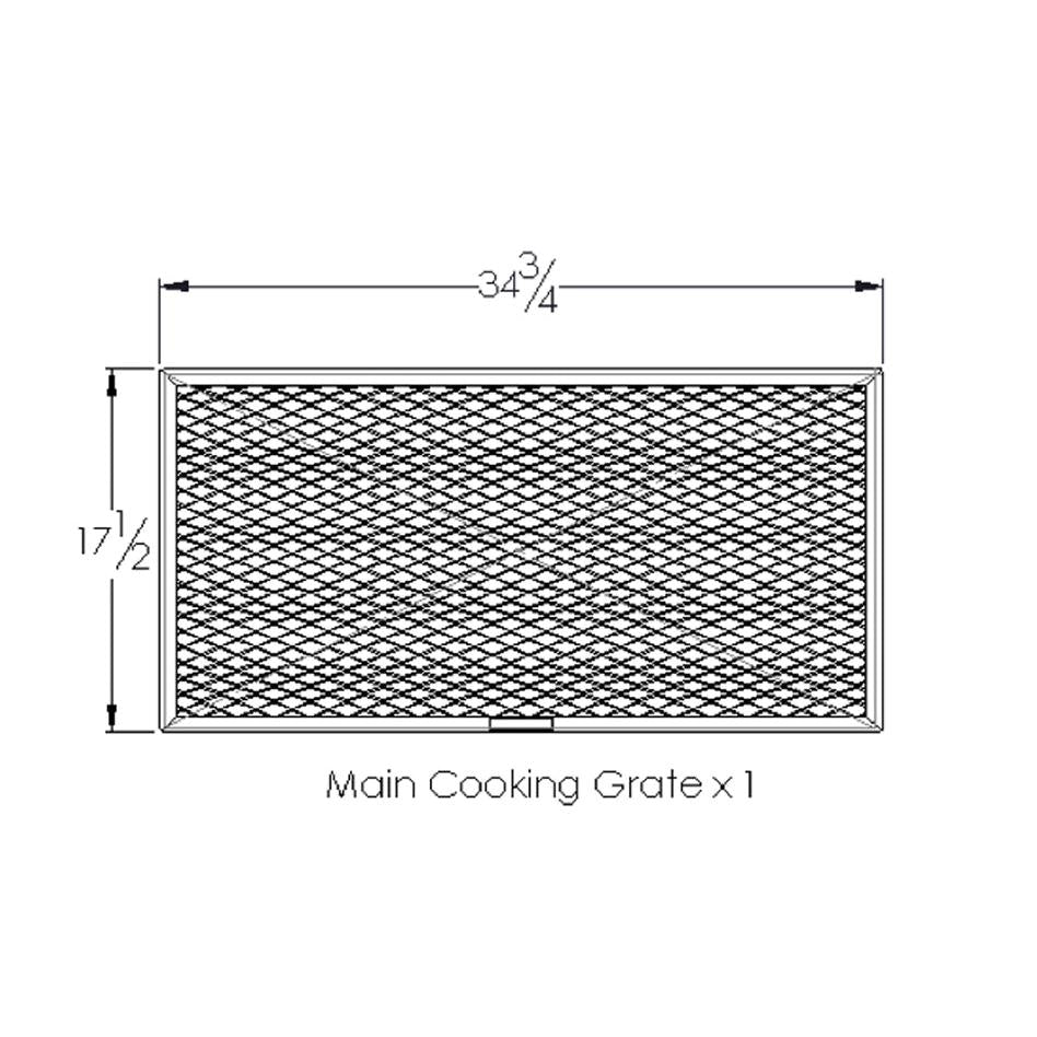 Old Country BBQ Pits Brazos DLX BBQ Smoker Main Cooking Grate