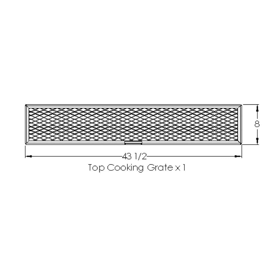 Old Country BBQ Pits Cantina DLX BBQ Grill Top Cooking Grate