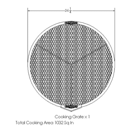Old Country BBQ Pits Firepit 36" Cooking Grates