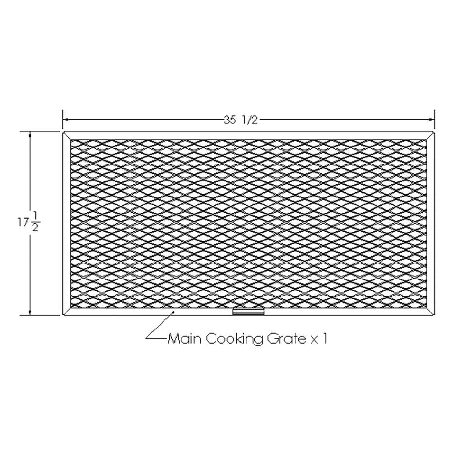 Old Country BBQ Pits G2 20x36 BBQ Smoker Main Cooking Grate