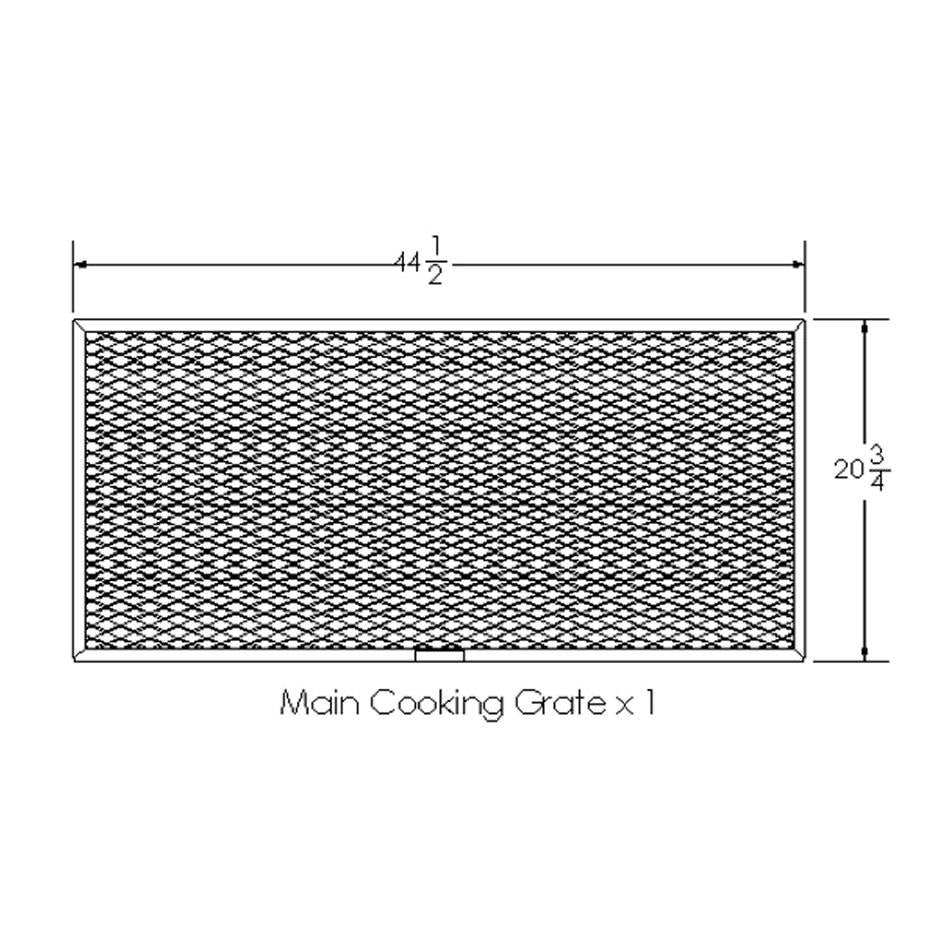 Old Country BBQ Pits G3 24x48 BBQ Smoker Main Cooking Grate