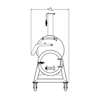 Old Country BBQ Pits Generation 3 Offset BBQ Smoker