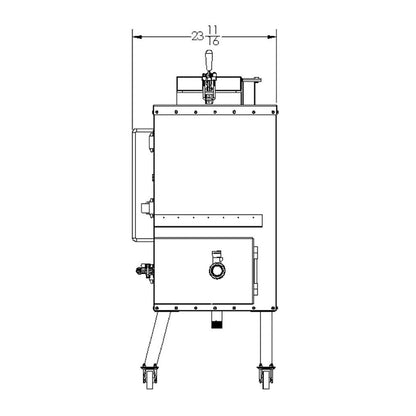 Old Country BBQ Pits Insulated Gravity-Fed BBQ Smoker