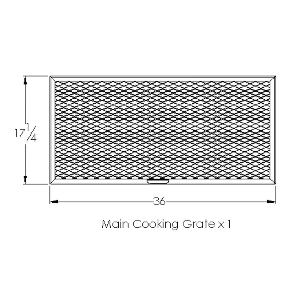 Old Country BBQ Pits Pecos BBQ Smoker Main Cooking Grate