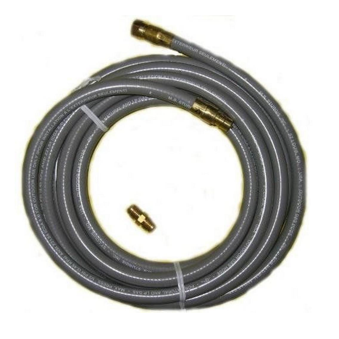 PGS 12-foot Natural Gas Hose with Quick Disconnector Coupler