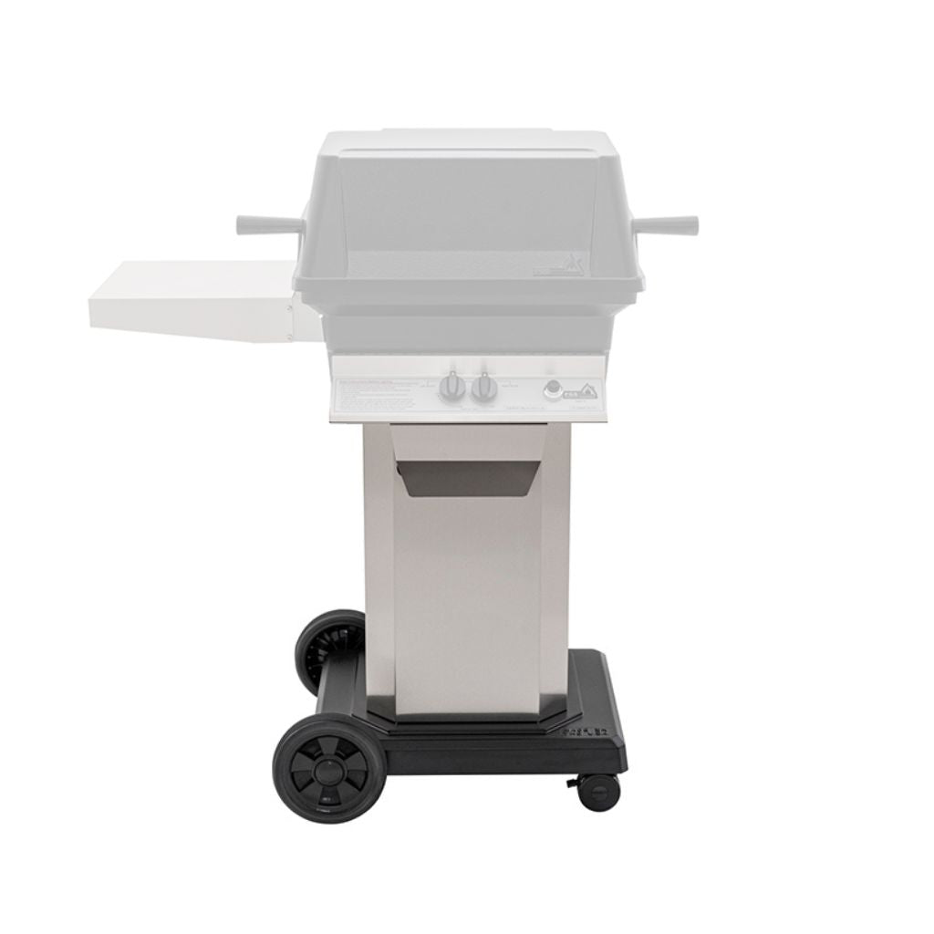PGS "A" Series Stainless Steel Pedestal with Portable Base for Liquid Propane Gas Grills