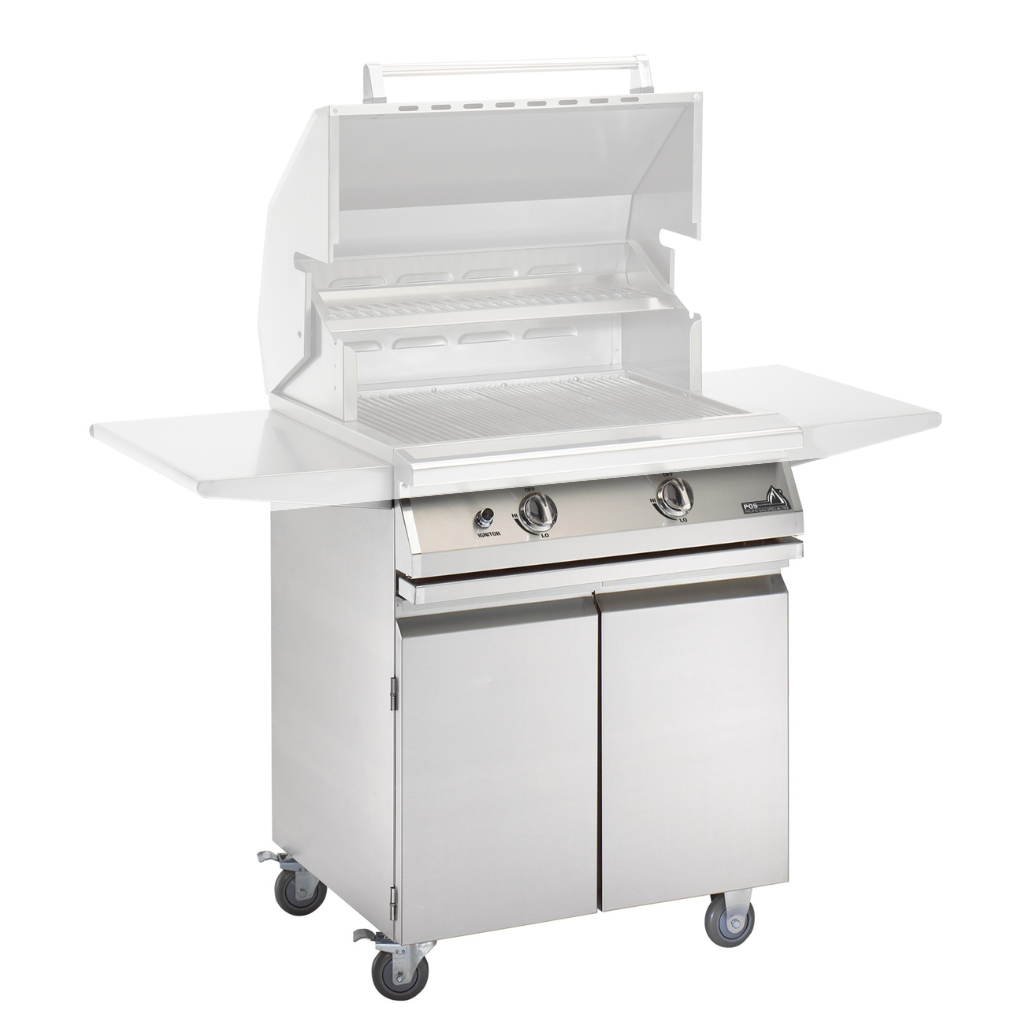 PGS Legacy Stainless Steel Cart for Newport, Newport Gourmet Series & Large Beverage Center