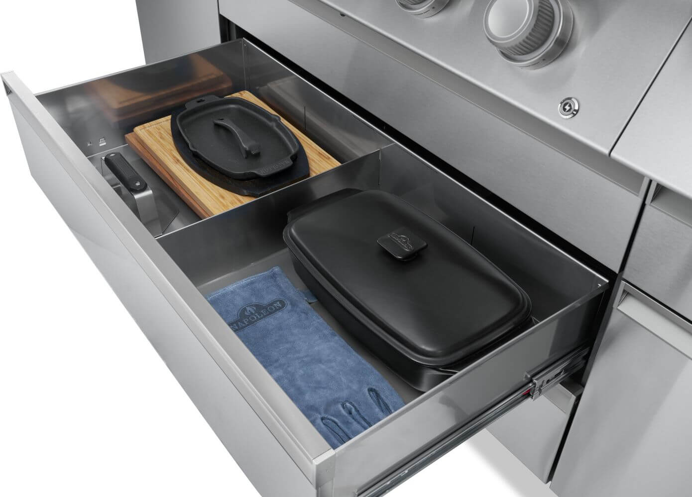 Napoleon Prestige PRO 665 Elite 77" 5 Main Burners Freestanding Propane Gas Grill With Smart Technology & Electric Smoker Box