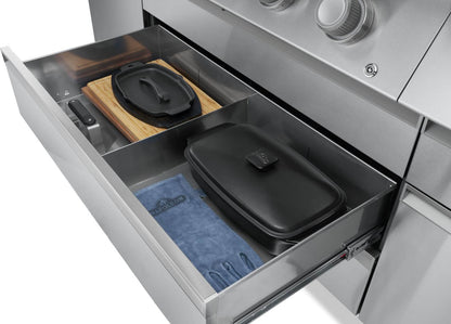 Napoleon Prestige PRO 665 Elite 77" 5 Main Burners Freestanding Propane Gas Grill With Smart Technology & Electric Smoker Box