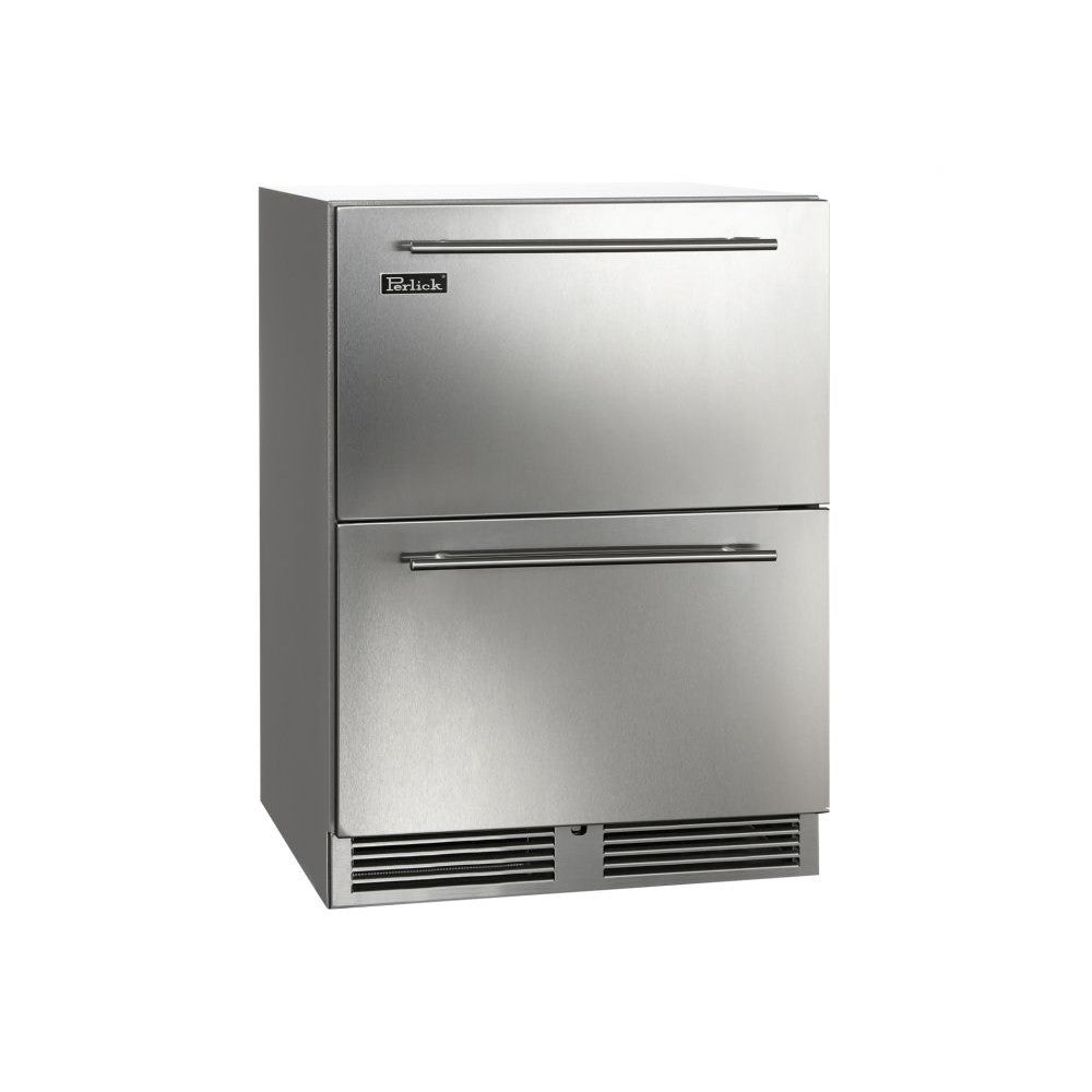 Perlick C-Series 24" Outdoor Refrigerator Drawers Fully Integrated Panel-Ready