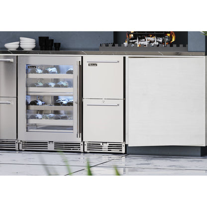 Perlick Signature Series 15" Stainless Steel Marine Grade Refrigerator Drawers with Lock