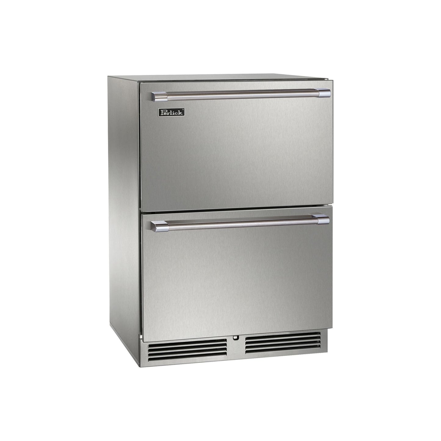 Perlick Signature Series 24" Stainless Steel Marine Grade Dual-Zone Freezer/Refrigerator Drawers