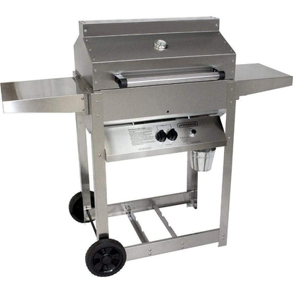 Phoenix Grills 52" Dual Burner Stainless Steel Riveted Gas Grill Head on Cart