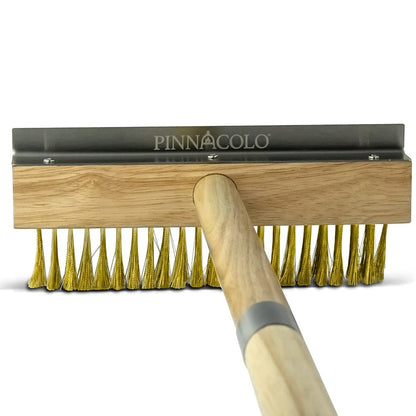 Pinnacolo 10" Wooden Broom With Wire Bristle