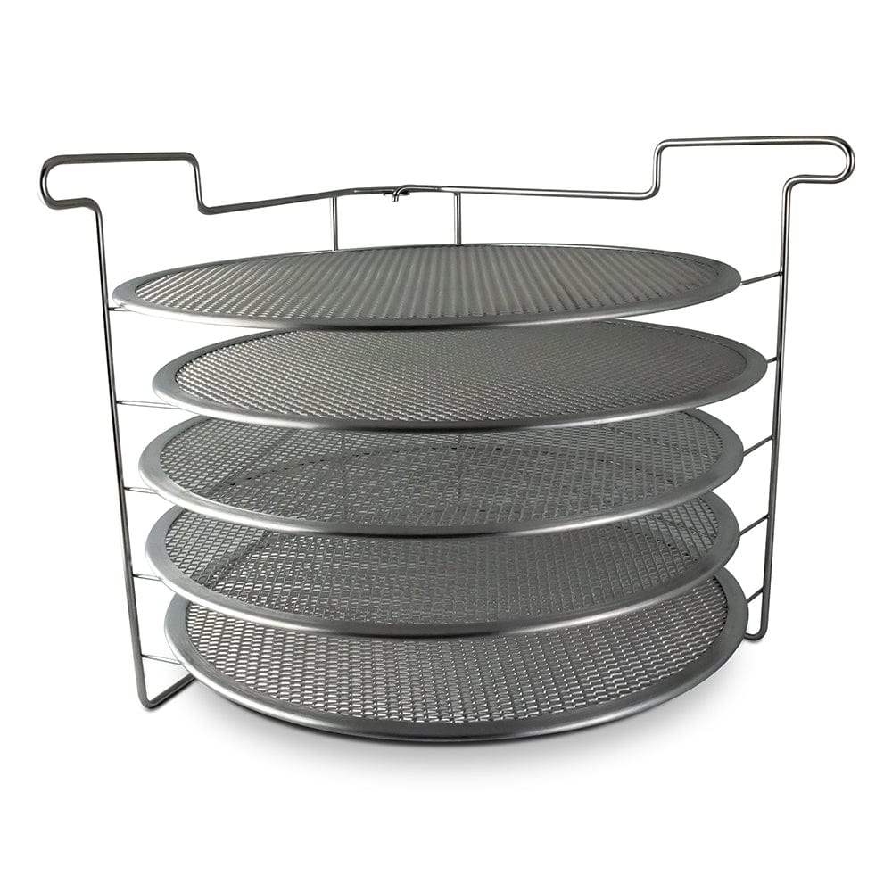 PINNACOLO Folding Pizza Rack With Five Pizza Screens – Grill Collection