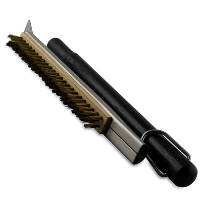 Pinnacolo Wire Bristle Brush with Stainless Scraper