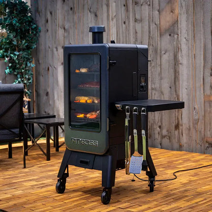 Pit Boss Navigator 3 37" Black Vertical Pellet Smoker With Wi-Fi and Bluetooth Wireless Capabilities