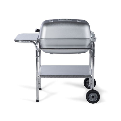 Portable Kitchen 36" Silver Limited Edition The Original PK Cast Aluminum Outdoor Charcoal Grill & Smoker