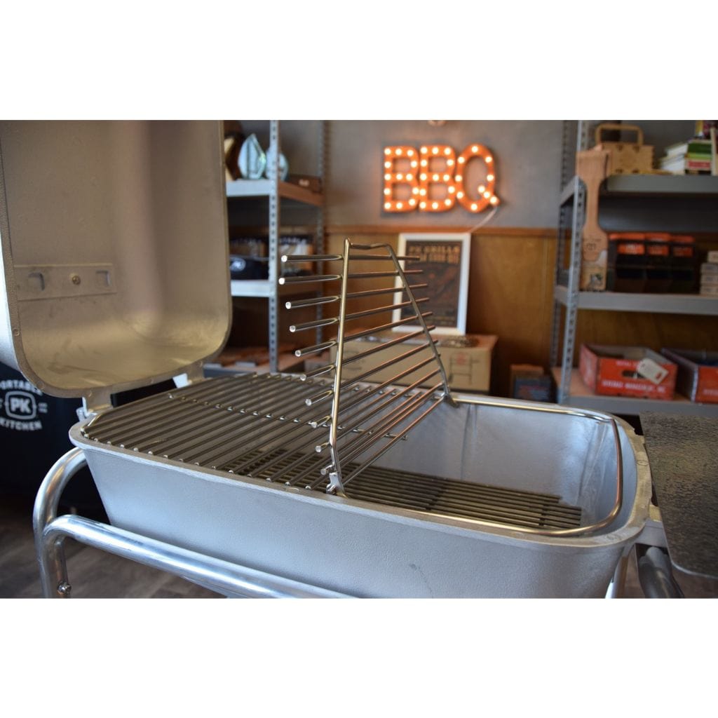 Portable Kitchen Stainless Steel Cooking Grid & Charcoal Grate Bundle for Original PK
