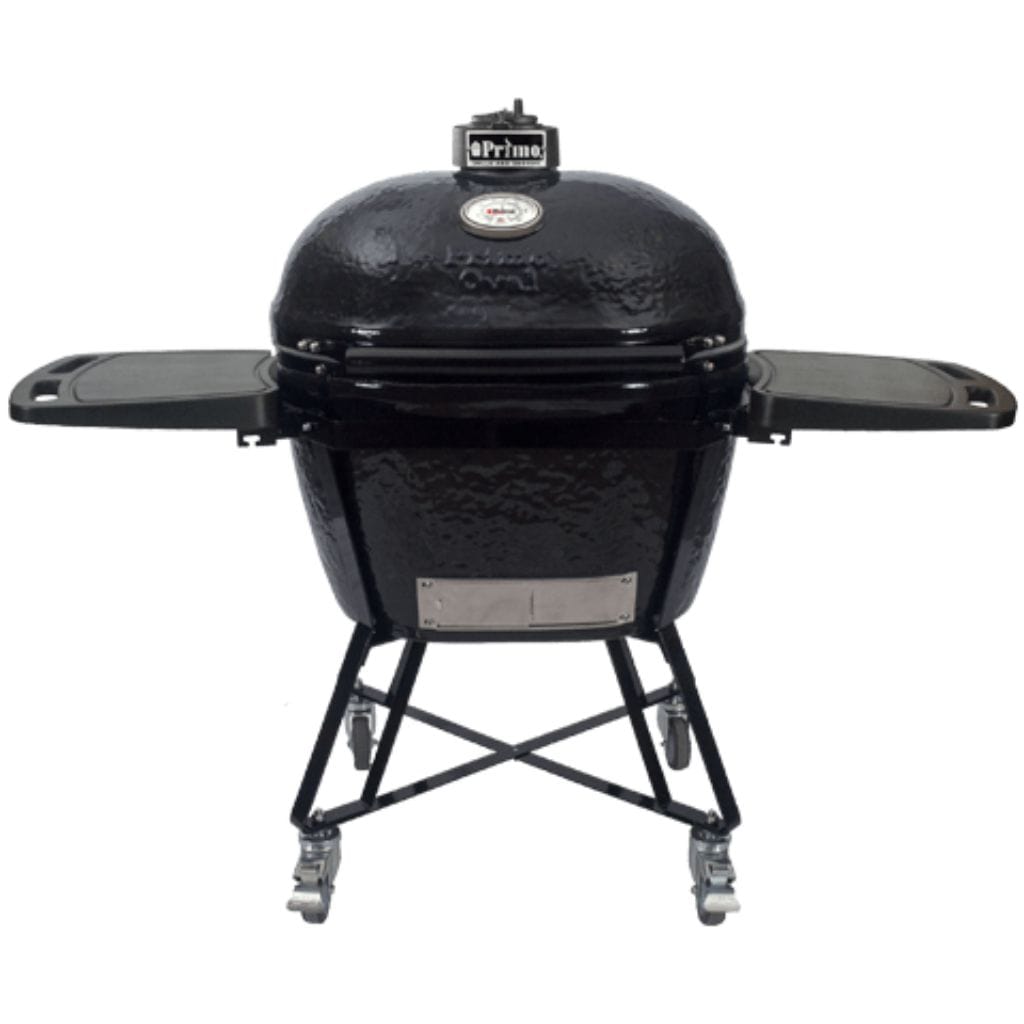Primo X-Large 400 Oval Ceramic Kamado Grill with Stainless Steel Grates