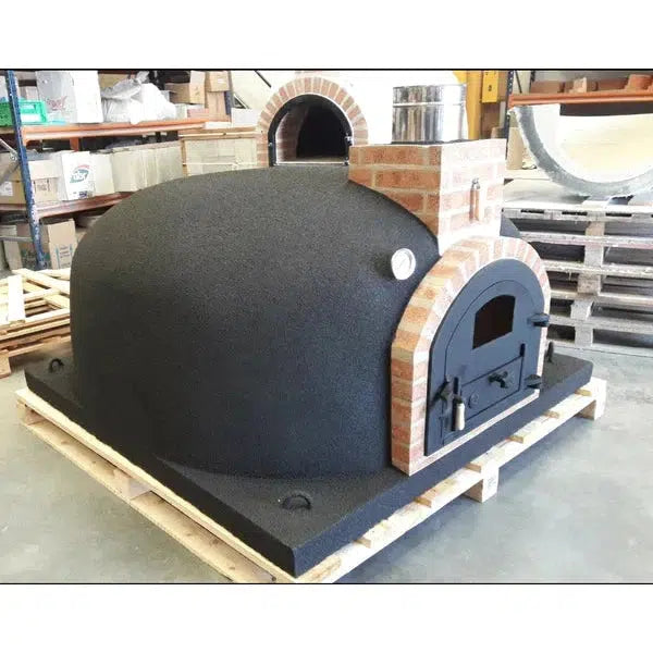 Cast Iron pizza oven door with thermometer | bread oven doors | 490x280mm