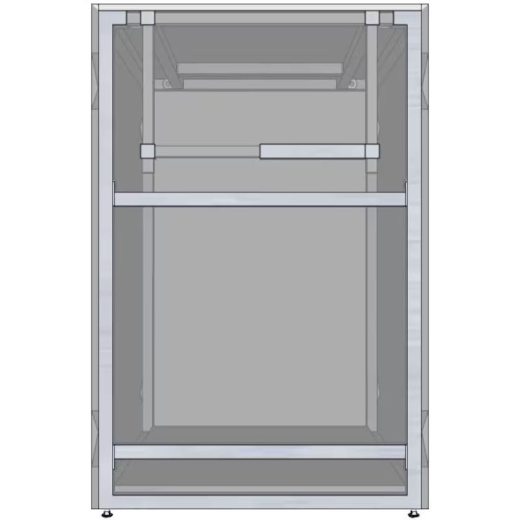 RTF Systems Universal 24" Ready To Finish BBQ Island Appliance And Storage Cabinet
