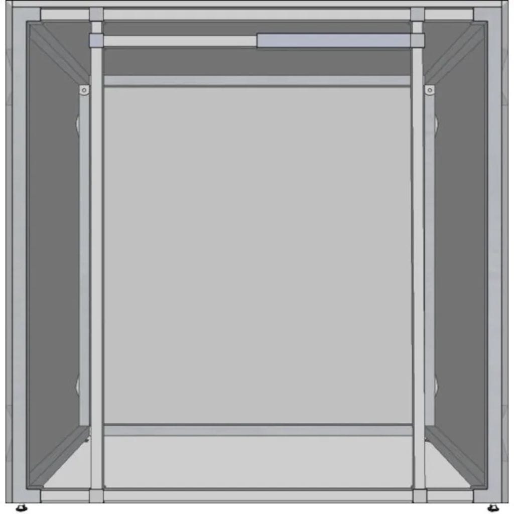 RTF Systems Universal 36" Ready To Finish BBQ Island Refrigeration Appliance Cabinet