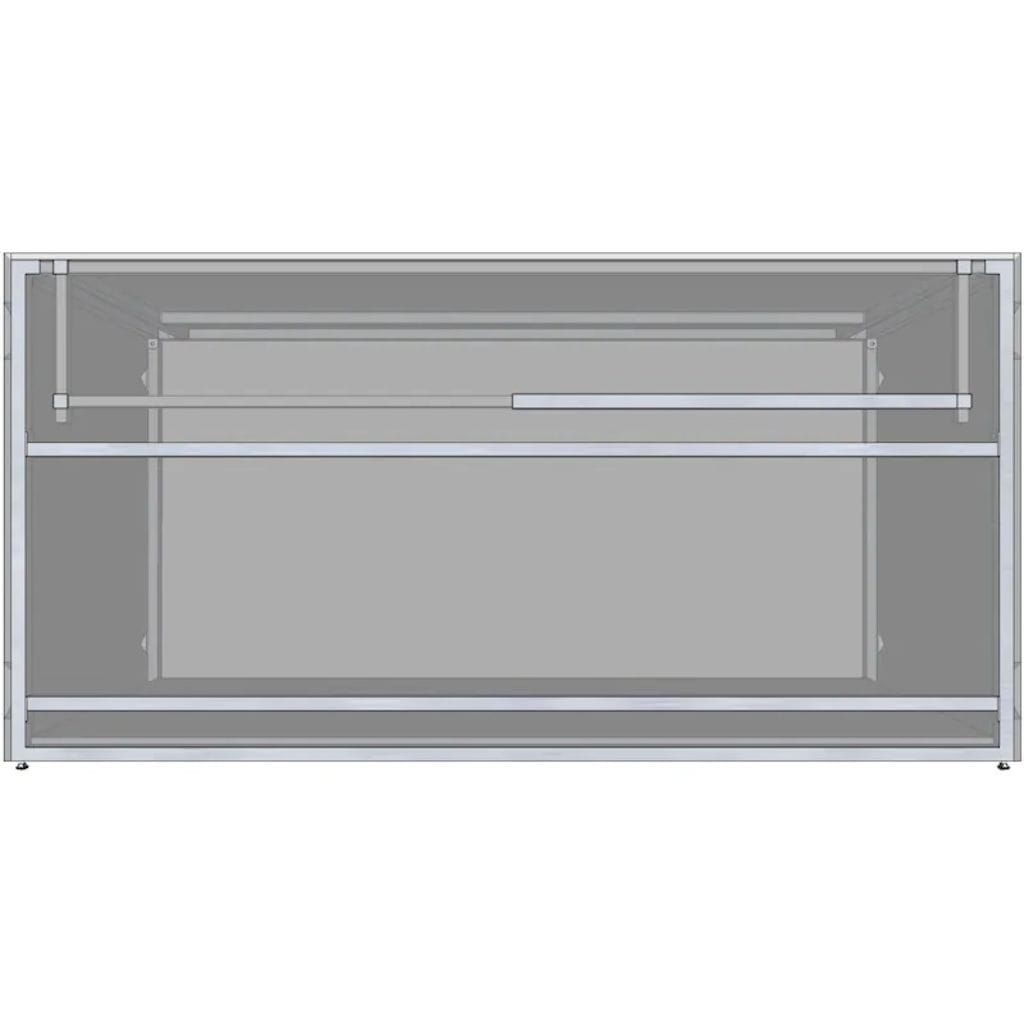 RTF Systems Universal 72" Ready To Finish BBQ Island Appliance And Storage Cabinet