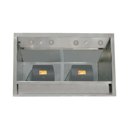 Renaissance Cooking Systems 48" Outdoor Stainless Steel Vent Hood With 2000 CFM Dual Blowers