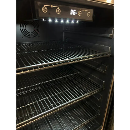 Renaissance Cooking Systems 5.01 Cu.Ft. UL Rated Stainless Steel Outdoor Electric Refrigerator With Reversible Glass Door