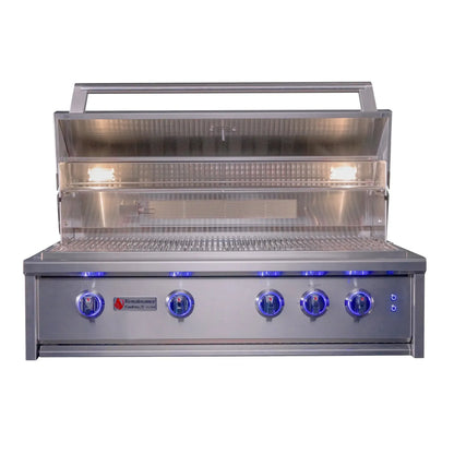 Renaissance Cooking Systems Cutlass Elite 38" Natural Gas Grill With Rear Burner and Color-Changing LEDs