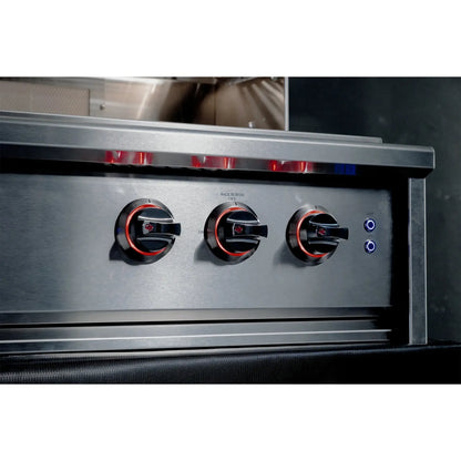 Renaissance Cooking Systems Cutlass Elite 38" Natural Gas Grill With Rear Burner and Color-Changing LEDs