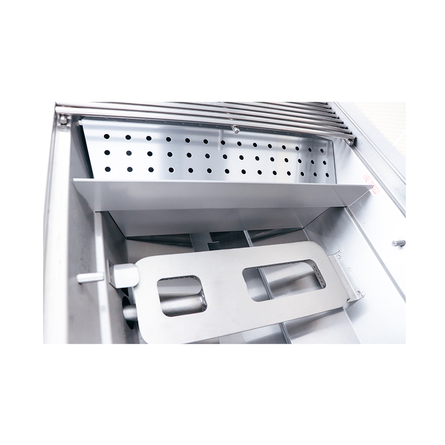 Renaissance Cutlass Pro Series 38" 5-Burner Built-In Natural Gas Grill With Briquette Tray Burner Covers