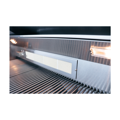 Renaissance Cutlass Pro Series 38" 5-Burner Built-In Natural Gas Grill With Briquette Tray Burner Covers