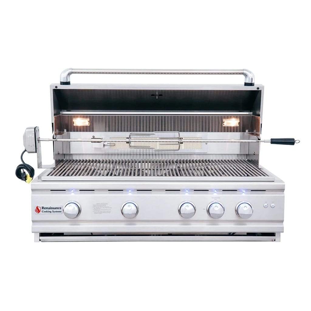 Renaissance Cutlass Pro Series 38" 5-Burner Drop-in Liquid Propane Gas Grill