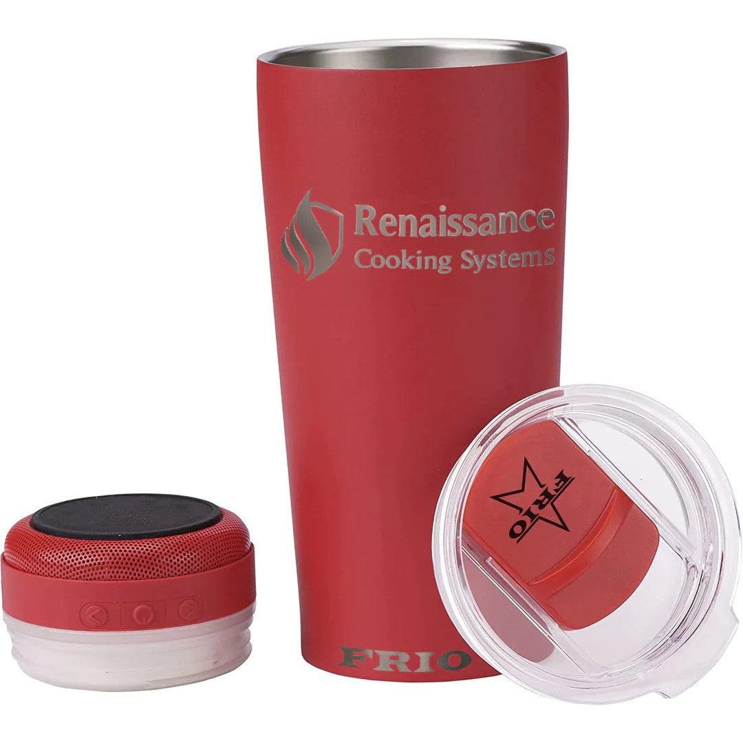 Renaissance Frio 360 Red Removable Bluetooth Speaker Cup