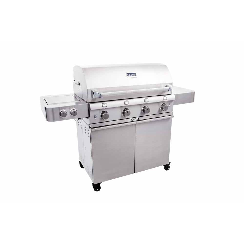 Saber 670 Stainless Cart Freestanding Grill