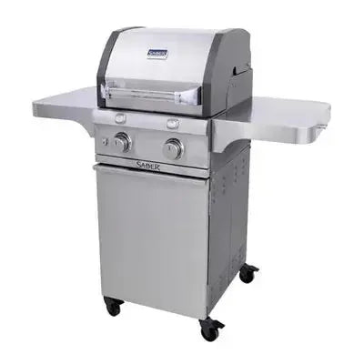 Saber Cast Stainless 2-Burner Freestanding Gas Grill