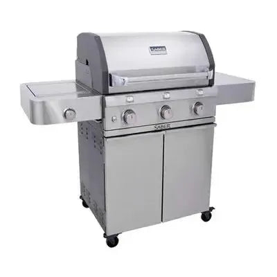 Saber Cast Stainless 3-Burner Freestanding Gas Grill