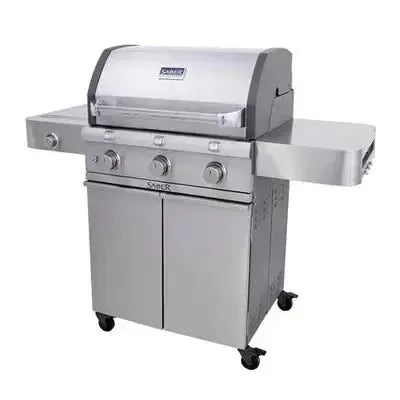 Saber Cast Stainless 3-Burner Freestanding Gas Grill