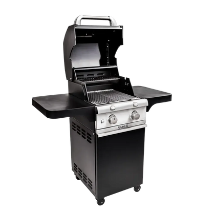 Saber Deluxe Black 2-Burner Freestanding Gas Grill