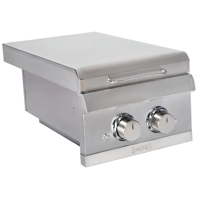 Saber Elite Dual-Control Built-In Side Burner