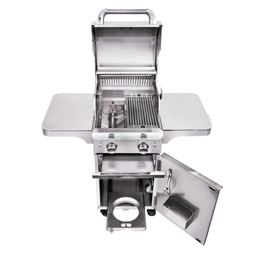 Saber Elite Series 2-Burner Freestanding Natural Gas Grill