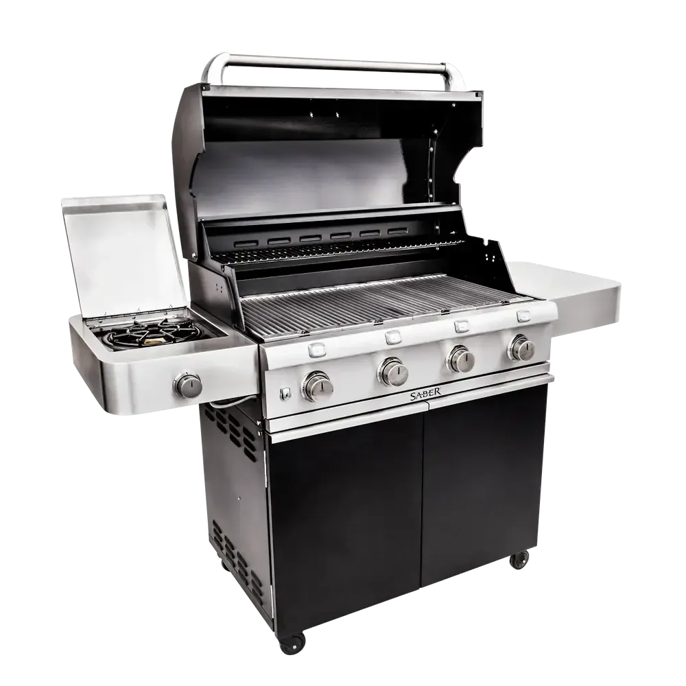Saber Grills Deluxe Black 4-Burner Freestanding Gas Grill